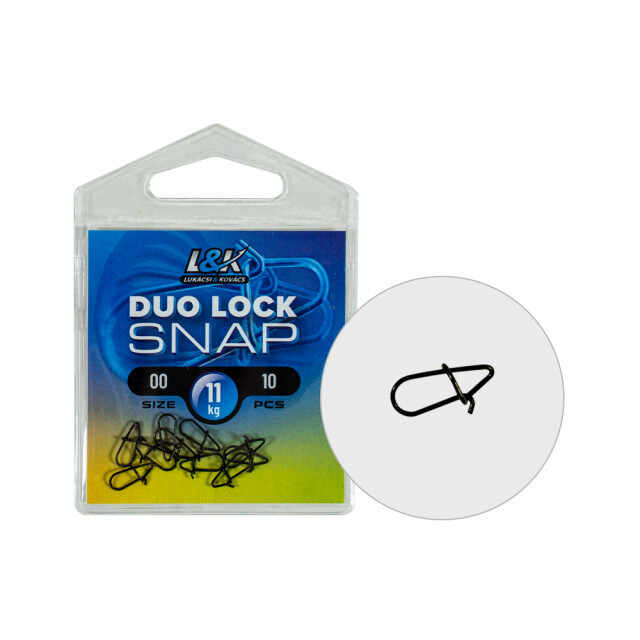 Agrafe prindere rapida L&K Duo Lock Snap, 10buc (Marime Agrafe: 1)