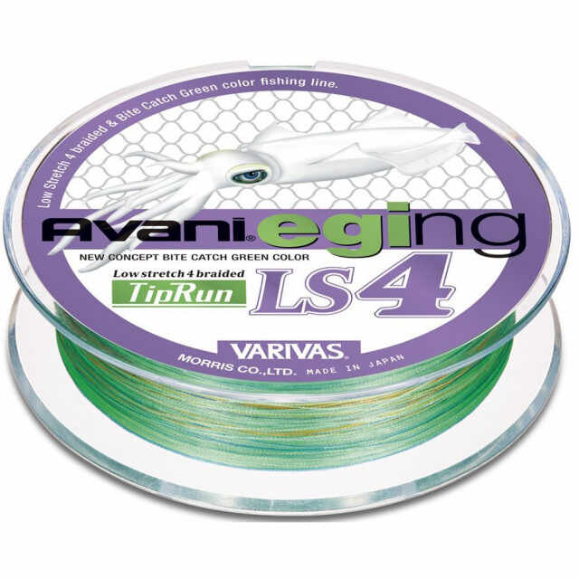 Fir Textil Varivas Avani Eging LS4 PE Tip Run, verde, 200m (Rezistenta: 8 lbs)