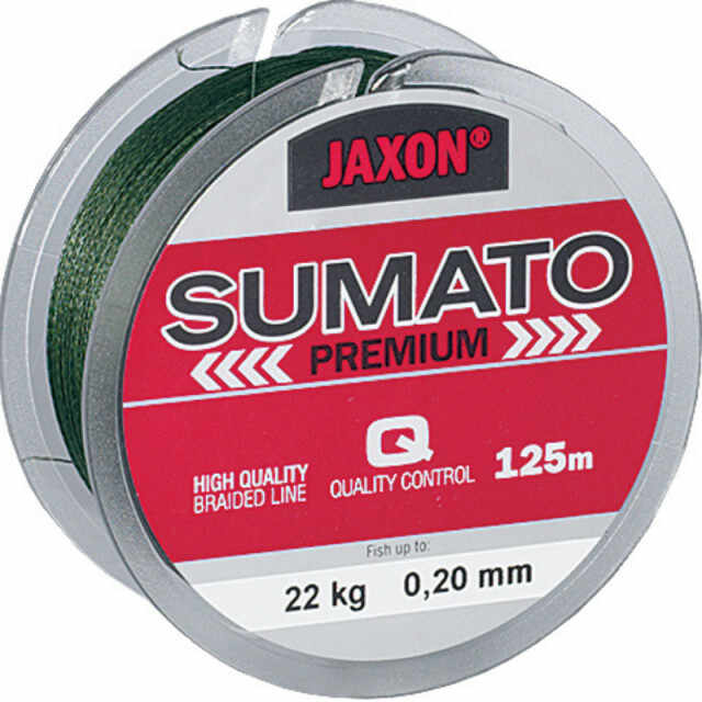 Fir textil Jaxon Sumato Premium, verde, 10m (Diametru fir: 0.14 mm)