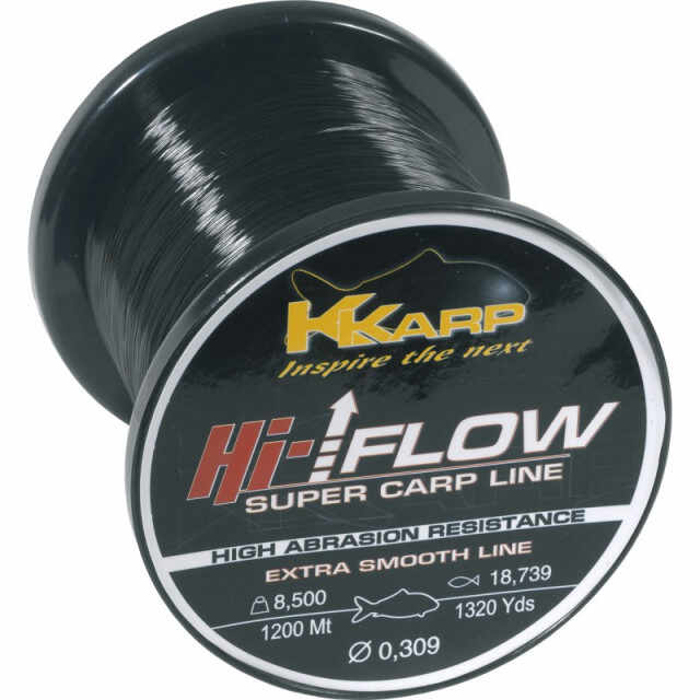 Fir monofilament K-Karp Hi-Flow, rola 1200 m (Diametru fir: 0.354 mm)