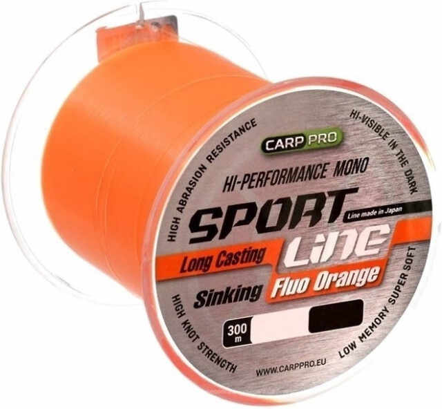 Fir Carp Pro Sport Line, Fluo Orange, 300m (Diametru fir: 0.26 mm)