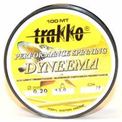 Fir Textil Trakko Dyneema Performance, verde fluo, 100 m (Diametru fir: 0.15 mm)